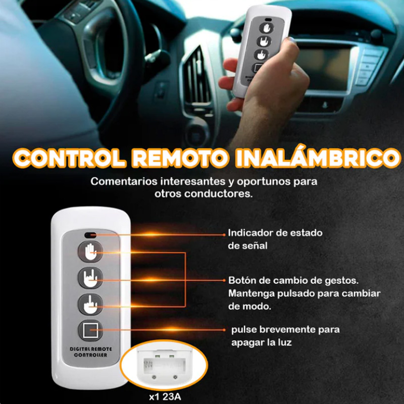 Miniatura 7 de Luces Mano Led Señales Para Carro